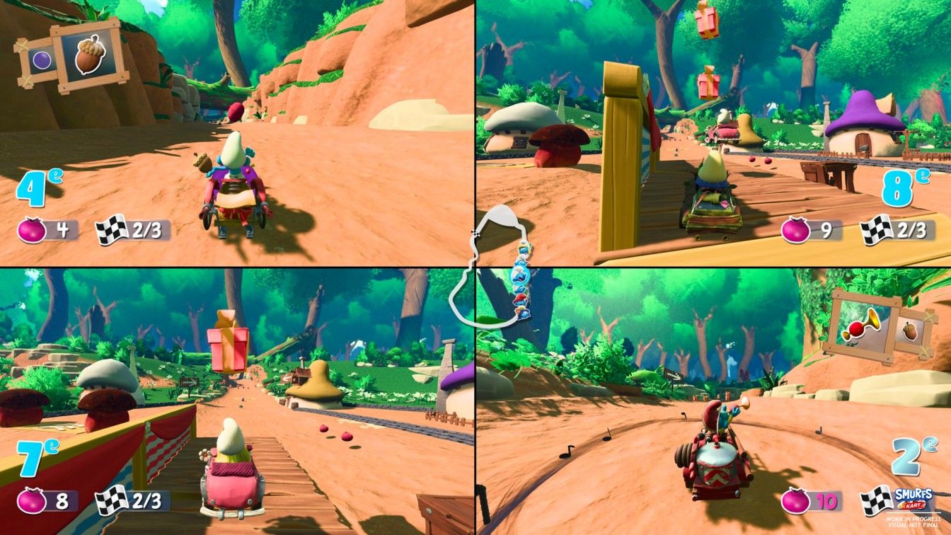 Completely Smurfing achievement in Smurfs Kart