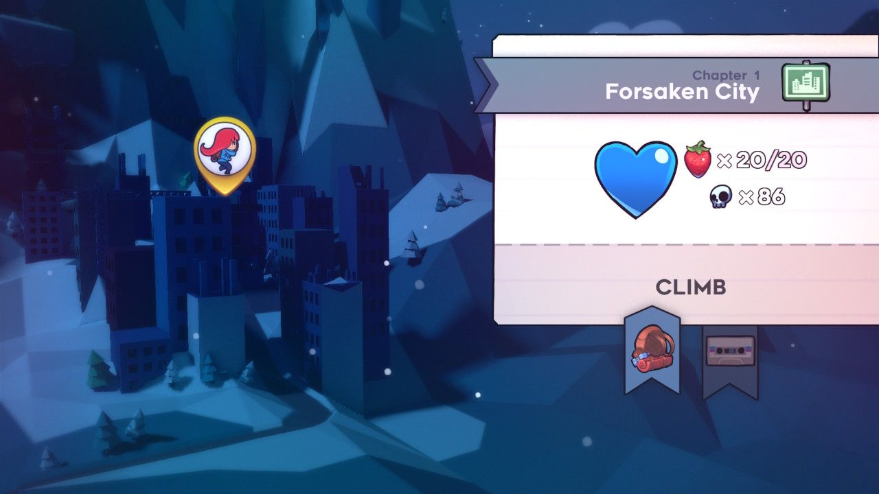 Celeste 100% Strawberry Guide - Chapter 1: Forsaken City