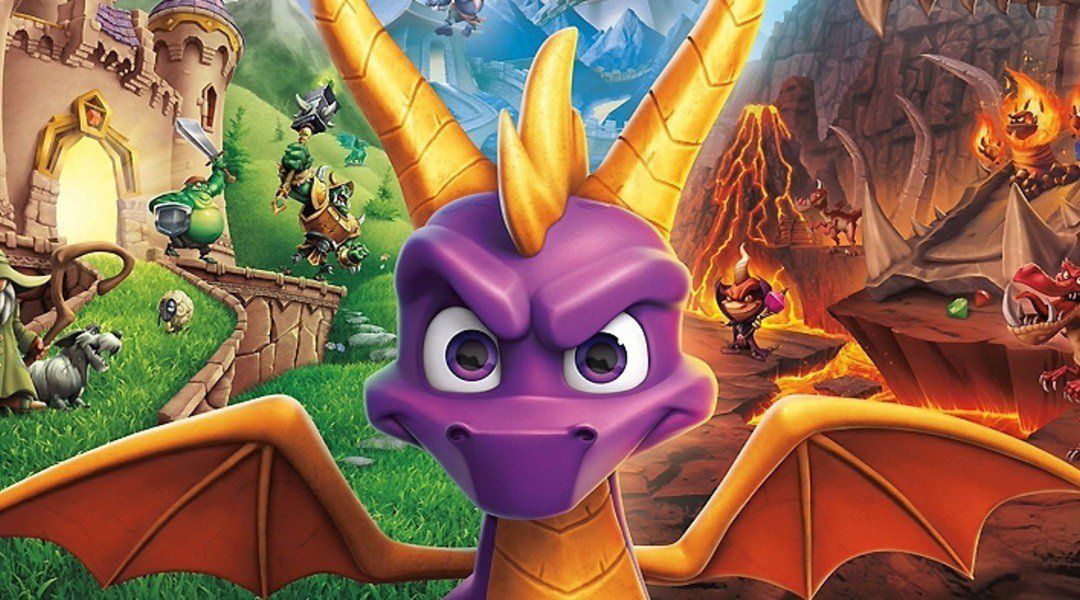 Spyro Reignited Trilogy Listing for the Switch on Gamestop Germany Website