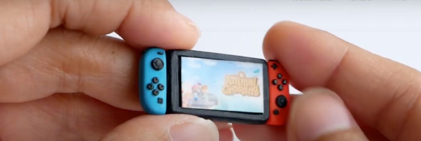 A Nintendo Switch That's Animal Crossing Levels of Cute? This Artist Made the Smallest Nintendo Switch Ever