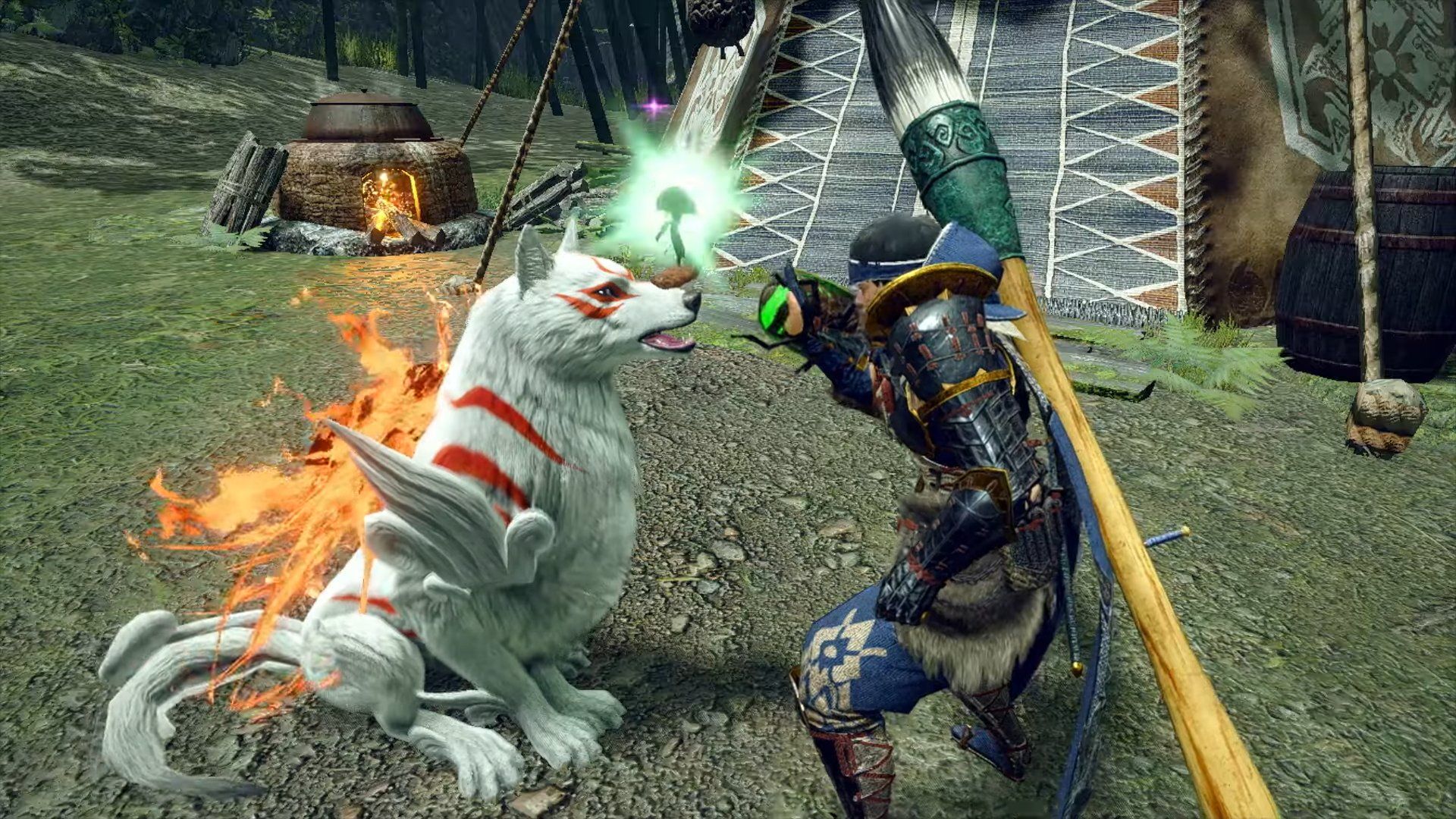 The New Monster Hunter Rise Collab Just Makes Us Want a New Okami Game
