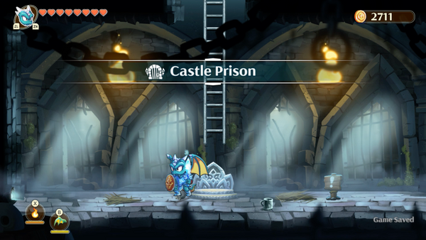 Monster Boy and the Cursed Kingdom - Castle Prison Walkthrough