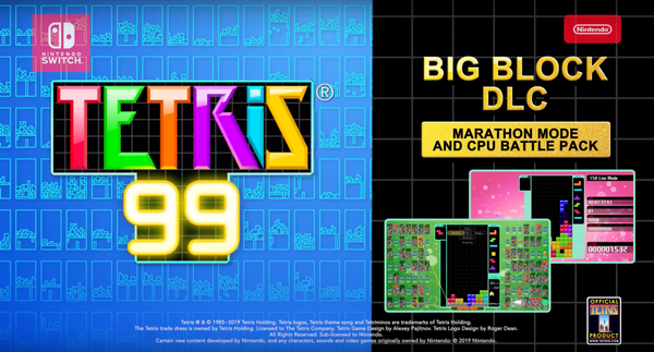 Tetris 99 DLC Adds Two New Offline Modes